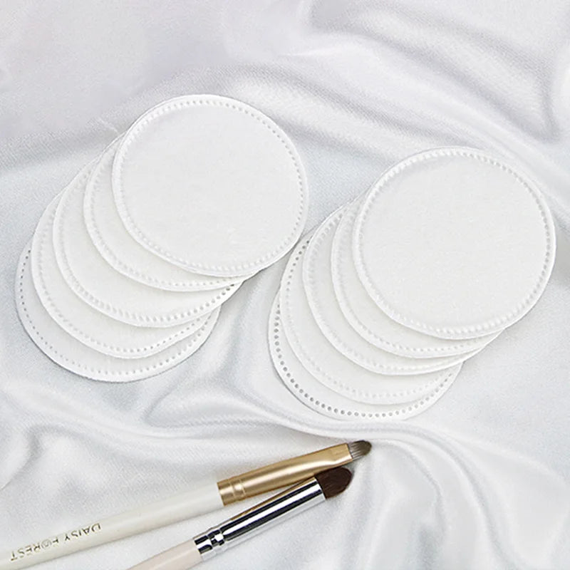 Custom Roundd Cotton Pads Private Label Natural Soft Disposable Facial Skin Care Makeup Nail Polish Pads Cotton Round Pads