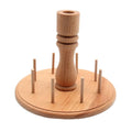 Beech Wooden Sewing Knitting Tools Crochet Accessories 8 Spool Bobbin Thread Yarn Holder