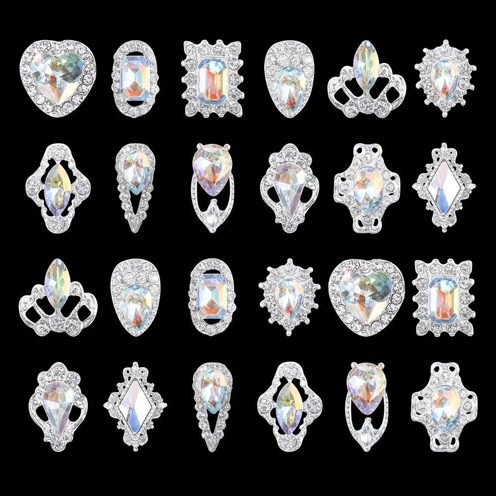 Luxury Nails Diamonds Large Rhinestones Nail Beauty Accessories 3D Nail Art Charms Rhinestones