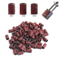 Polishing Roll Sanding Bands for Electric Manicure Machine 180/120/80 Grit Nail Drill Grinding Bit Files Pedicure Tool Set