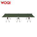 WOQI Ultralight Aluminum Alloy Cot Portable Folding Cot for High-Low Dual-Purpose for Bedroom Outdoor Camping Siesta Hiking
