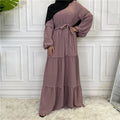 New Arrival Chiffon Muslim Dress for Women Islamic Elegant Clothing