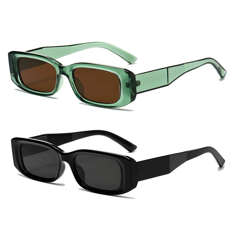 Fashion Sunglasses Women UV400 Shades Sun Glasses High Quality Sunglasses Men Rectangular PC Small Frame Designer Sunglasses