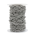 Stainless Steel Chunky Knot Big Chains for Hip Hop Necklaces Findings Bracelets Supplies Jewelry Making Accessories