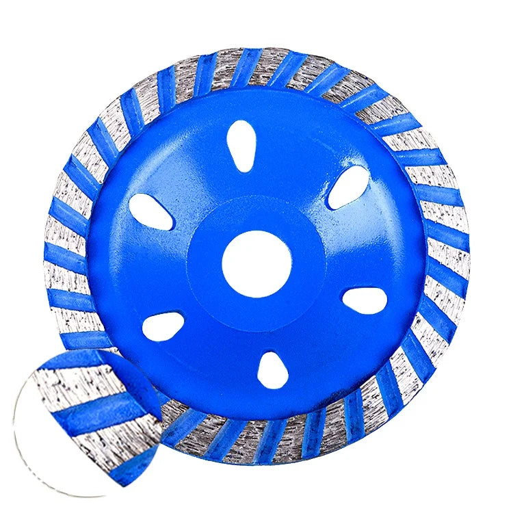 Changli Cold Press 114mm Stone Diamond Metal Bonded Cup Grinding Wheels for Granite/Marble/Concrete Aluminum Applications 3-Year