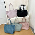 Custom 2025 Portable Women's Nylon Tote Bag Waterproof Zipper Sling Shopping Shoulder Bag Mommy's New Pocket tote Bag