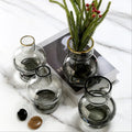 Custom Modern Home Decorative Clear Luxury Classic Glass Vase for Living Room Tabletop Function