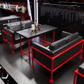 Customizable Industrial Style Combination Retro Water Pipe Western Restaurant bar Sofa Booth