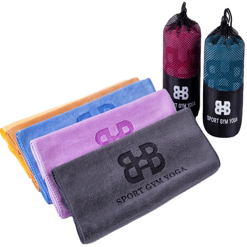 Super Water Absorbent Custom Logo Microfiber Gym Sweat Towel for Swimming Camping Sports Cloth
