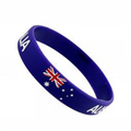 Personalized Custom Logo Palestine Wristband Black Color Rubber Flag Silicone Wristbands