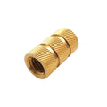 3/8-16-14 Knurled Brass Thread Insert Nut Brass Threaded Inserts Brass Insert Nuts