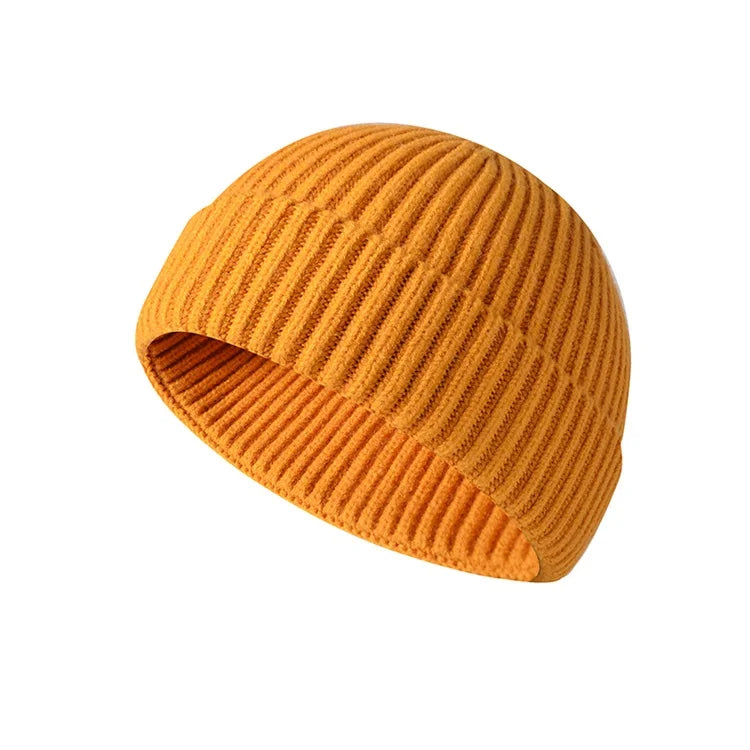 Low Price Plain Knitted Embroidery Custom Logo Women Mens Knit Beanie