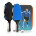 LOKI 2023 K5000 Ping Pong Paddle Quality Portable Table Tennis Set With 2 Rackets 2balls