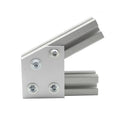 China Manufacturer  Aluminum Odm 6467 Rohs 10 Series 4 Hole 30 Degree Angled Device  for  T- Slot Aluminum Profiles 10/15 Inches