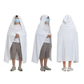 Super Soft Warm Sherpa Fleece Plush Flannel Big Size Hooded Shawl Blanket Cap Cartoon Pattern Sublimation Print Wearable Hat