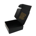 Custom Stock Hot-sales Color Box Logo Black Corrugated Cardboard Boxes Embossing 4c Offset Printing Custom Thickness Recycled
