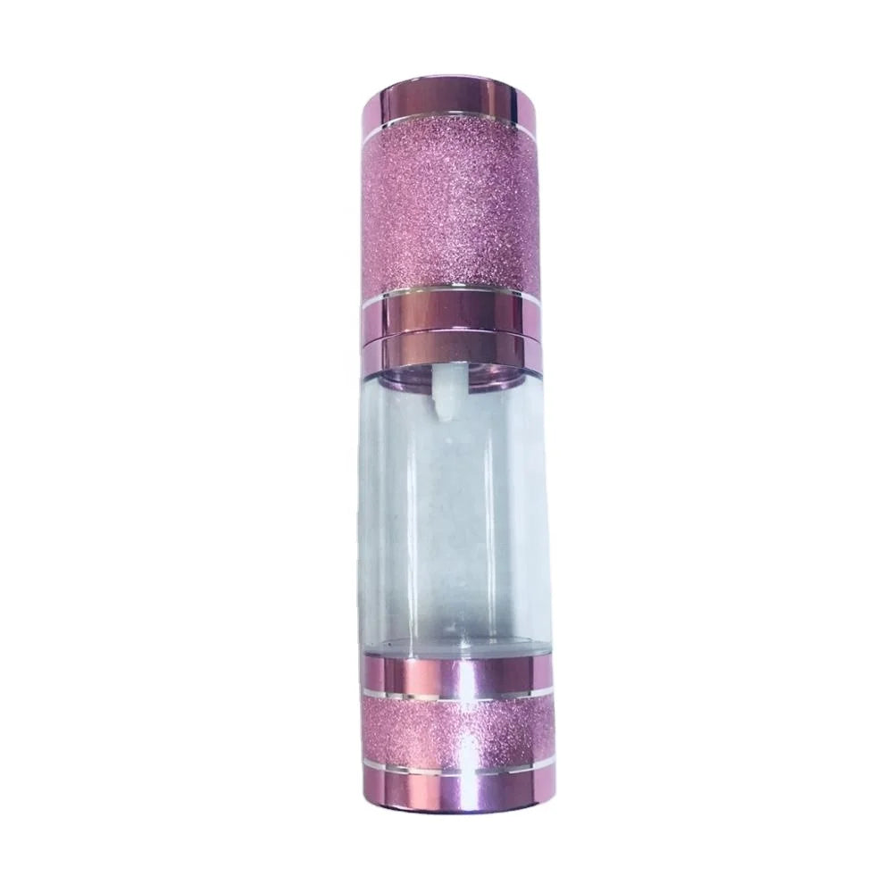 1oz Face Cream Oil Spray Cosmetic Packaging 30ml Aluminum Silver As Airless Pump Bottle for Lotion
