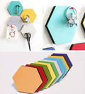 Hexagon Acoustic Panels 9mm 1900gsm Color Felt Panels for Office