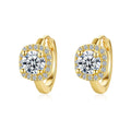 New Trendy Fashion Jewelry Earrings GRA Certificate 925 Sterling Silver 5mm Sparkling Moissanite Earrings for Women
