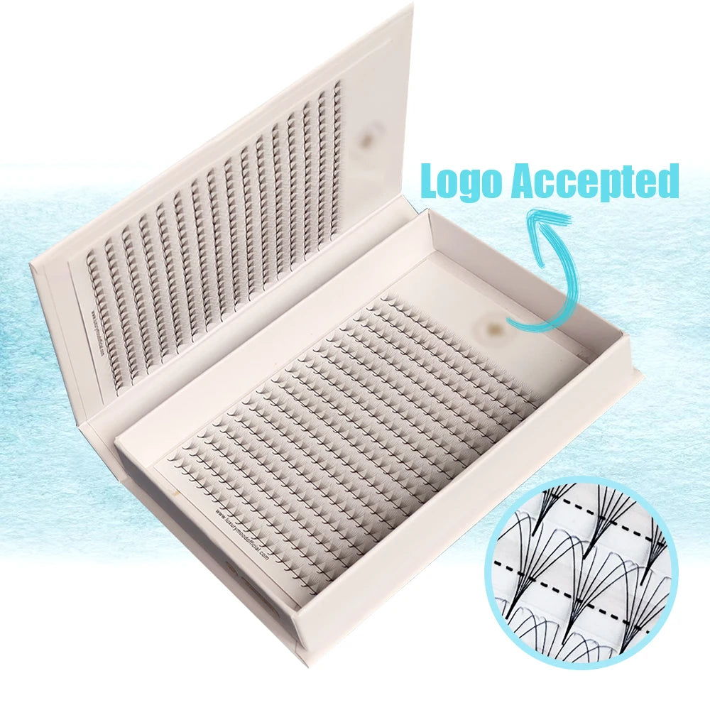 Premade Volume Fans Pointy Base Wide Volume Fans Xxl Box Hand Made Eyelash Extension