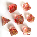 Bulk DND Dice Set Clear Resin Sharp Edge Polyhedron for Games and Magic Tricks
