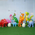 Plating Giant Fiberglass Dinosaur Statue Sculpture/Cartoon Animal Dinosaur Sculpture/Fiberglass Dinosaur Sculpture