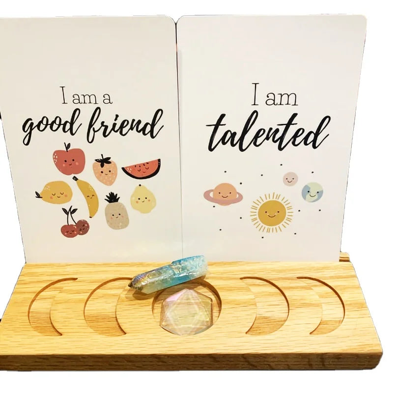 Wholesale Custom Printing Mental Health Asana Flashcards Positive Affirmation Cards