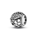 Isunni Jewelry Accessories Honeybee Hollowed-out Pattern 925 Silver Sterling Silver Pave Beads