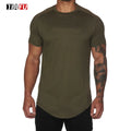 High Quality Slim Fit Short Sleeve Heavyweight Custom Graphic Activewear Running Casual Workout Streetwear