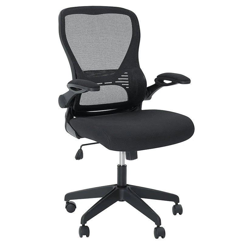 Office Chair Ergonomic Desk Chair Mesh Computer Chair with Lumbar Support Flip-up Armrests