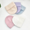 Wholesale Soft Warm Colorful Angora Rabbit Fur Knitted Beanie Hat Caps Women Custom Logo Winter Wool Knitted Beanie Hats