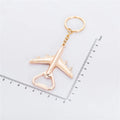 Aircraft Key Chain Airplane Zinc Alloy Holder Key Chain Jewelry Men Car Key Chains Unisex Pendant Gift Accessories