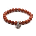 Vintage Natural Crystal Bracelet Alloy Love Jewelry Natural Healing Crystal Valentine's Day Gift Christmas Gift
