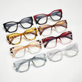 555 New Style Cat Eye Anti Blue Light Glasses Women Fashion Business Optical Frames MegaBDM