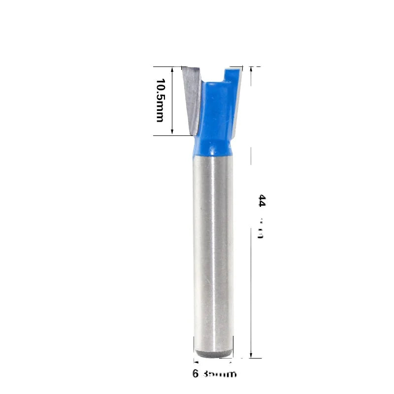 1/4 Shank  Woodworking Dovetail/Engraving Machine Dovetail Bit Flush Trim Bit Rail Stile Bit Wood Router Cutter