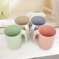 Reusable 500ml Adults Plastic Cups Handle Eco-Friendly Biodegradable Camping Mugs Personalized Logo PP Material Dishwasher Safe