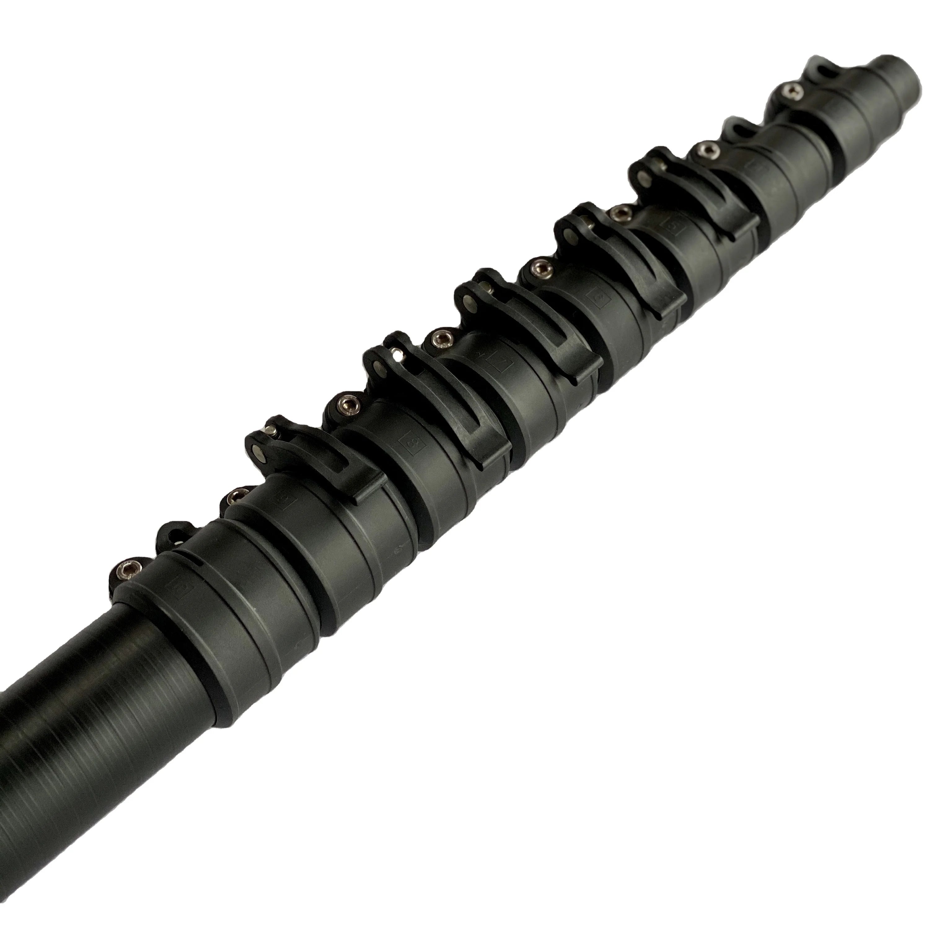 Strong Rigid Telescopic Carbon Fiber Windsock Poles & Light Carbon Steel Telescoping Wind Tower Poles with Customizable Size