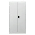 Industrial Metal File Documents Storage Cabinet Full Height Glass Swing 2 Door Cupboard Locking Steel Filing Cabinet