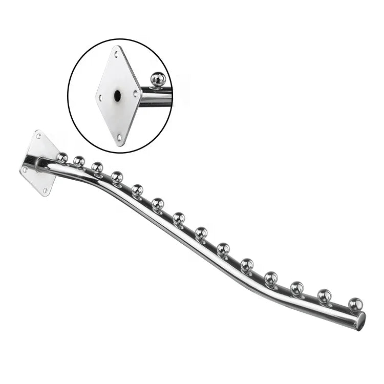 Wholesale Retail  Supermarket Retail Hanging Metal Slatwall Display Pegboard Shelf Rack Hooks Display Hangers Accessories