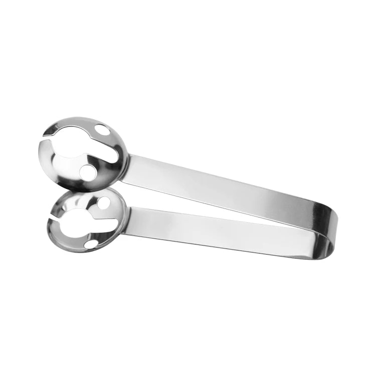 Multifunctional Stainless Steel 430 Kitchen Gadget Food Clip Tongs Spoon Utensils Tea Bag Clip Holder for Home & Restaurant Use