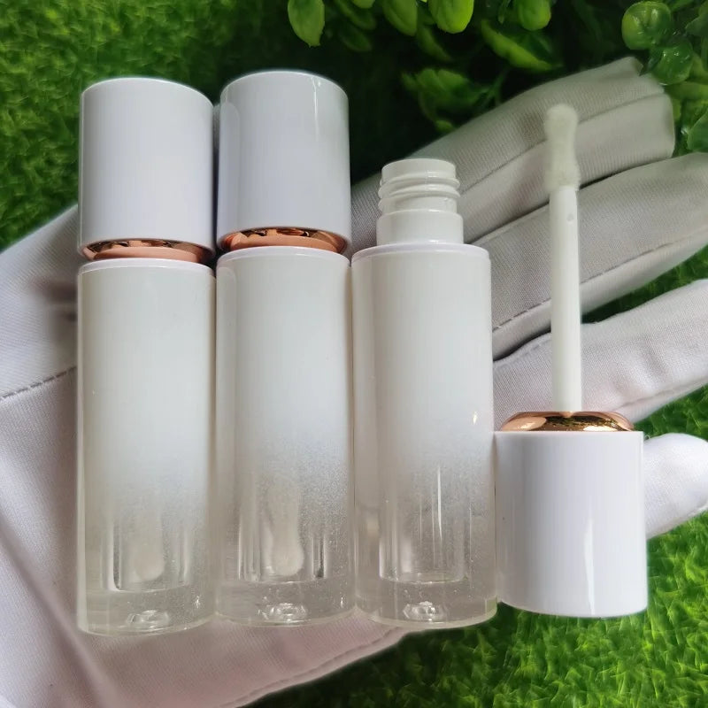 CY100 3ml  Gradient Bright White Empty Lip Gloss Tubes Packaging Lip Gloss Tubes Custom Label logo Wholesale