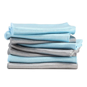 Window Wiping Glass Cleaning Microfiber Cloth Lint Free Quickly Clean Window Glasses Windshields Mirrors and Stainless Steel