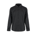 Quick Delivery Factory Woven Plain Dyed Solid Color Men Long Sleeve Black Office Shirts 100% Cotton