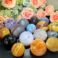 Wholesale Natural Stones Crystal Crafts Healing Ball Polished Crystal Spheres for Home Decoration