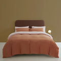 Wholesale Warm Orange Milk Velvet Quilt Cover Super Luxurious Winter Blue Bed Sheet 4-piece Home Textile Bedding Set