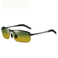 Wholesale Men Polarized Driving Glasses Male Change Color Photochromic Sunglass Day Night Vision Gradient Yellow Green Sunglass