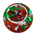 Glitter Christmas Sequins Colorful Tree Letter MERRY CHRISTMAS DIY Nail Art Decor Slime Filler Party Ornament