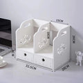 Multi-Layer Plastic Small Bookcase for Students and Children Multifunctional Desktop Bookshelf & Rack for Office & Home Use
