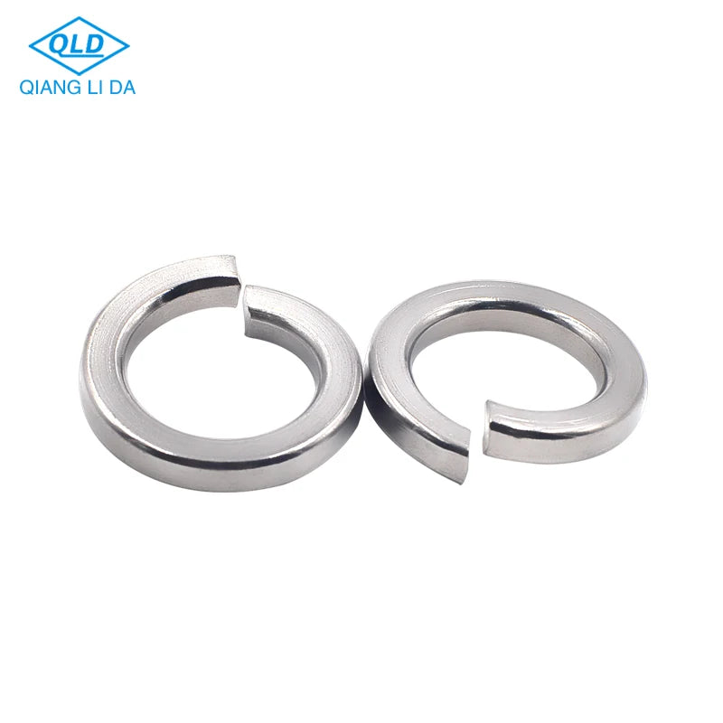 Fastener DIN127 Split Plain Stainless Steel Spring Washer M6