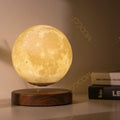 Cafe Living Room Bedroom Indoor Night Light Table Lamp Magnetic Levitation Floating LED 14CM Moon Modern Office Hotel Home Light